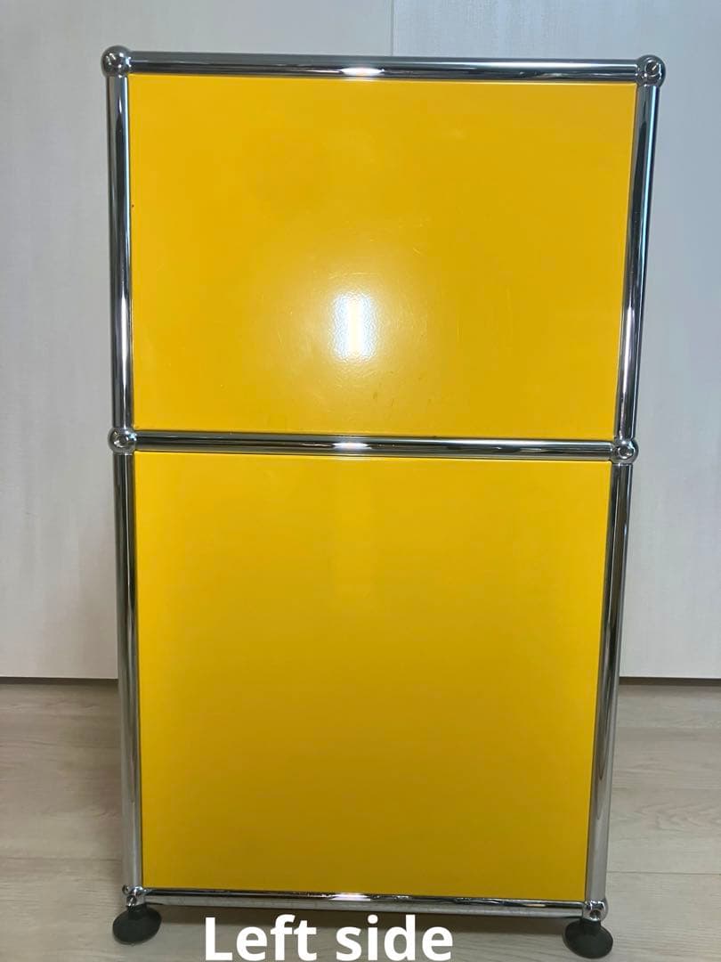 USM Haller/USM ハラー サイドテーブル 2段キャビネット/イエロー