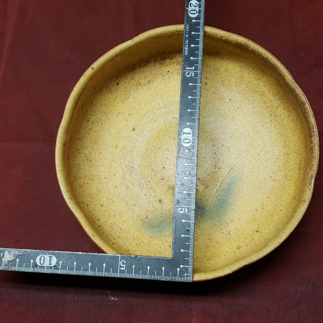 黄瀬戸焼 瀬津義雄作 輪花鉢 値下げ中！ - メルカリ