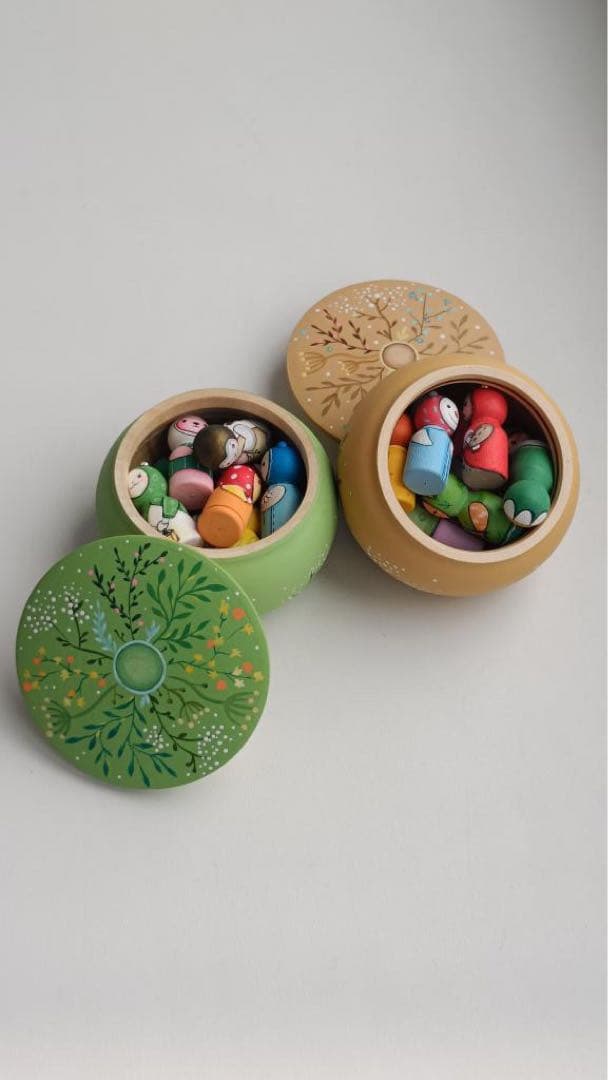 ロシア雑貨☆アニマルキット9個&Box付 マトリョーシカ マルガリータ作