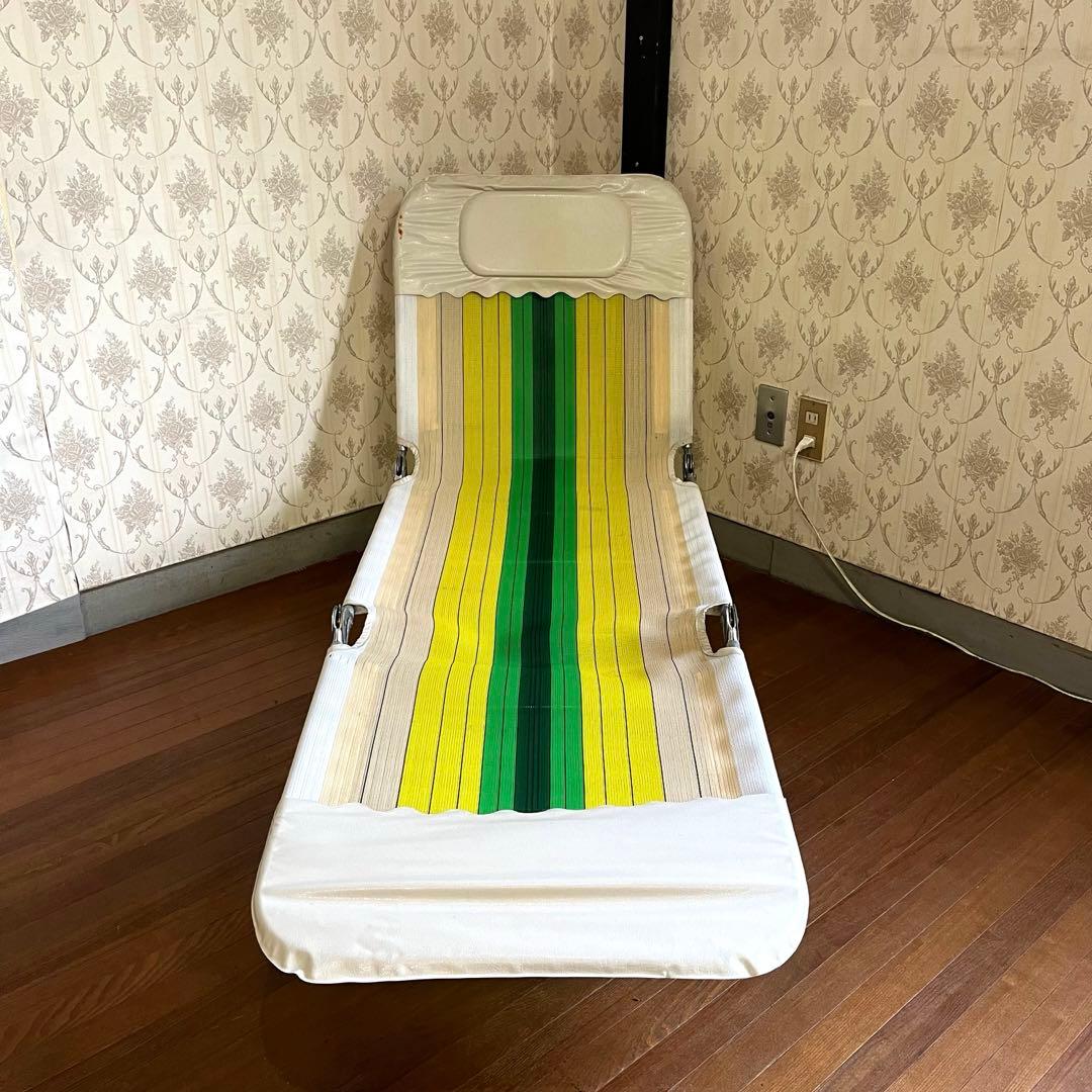 【アンティーク】昭和レトロ レトロポップ サマーベッド ボンボンベッド 古道具