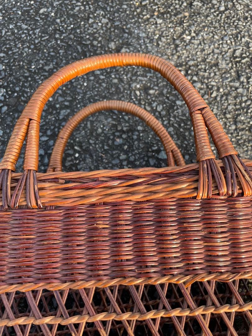 かごバッグ 3個セット 昭和レトロ - メルカリ