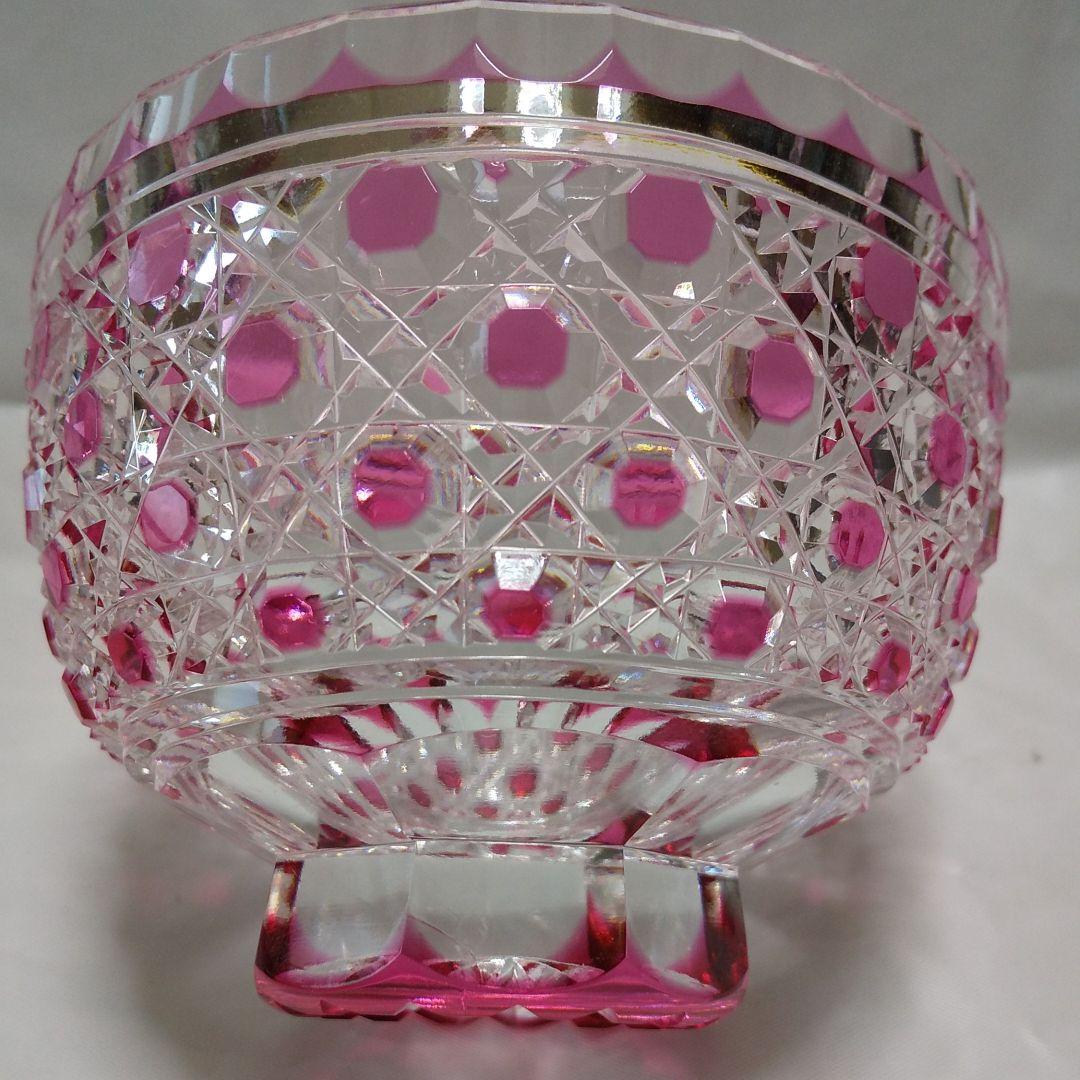 金赤被せ小鉢 総八角籠目紋