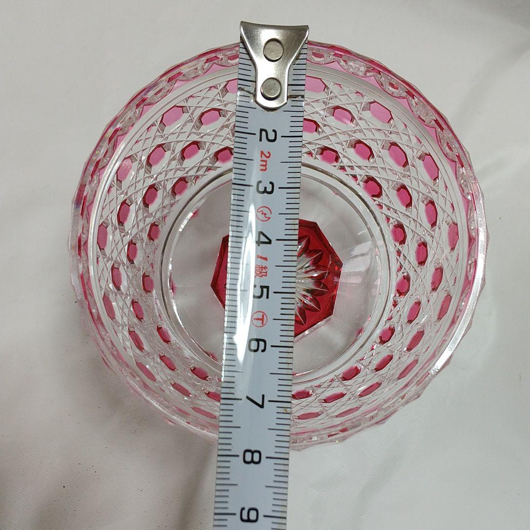 金赤被せ小鉢 総八角籠目紋