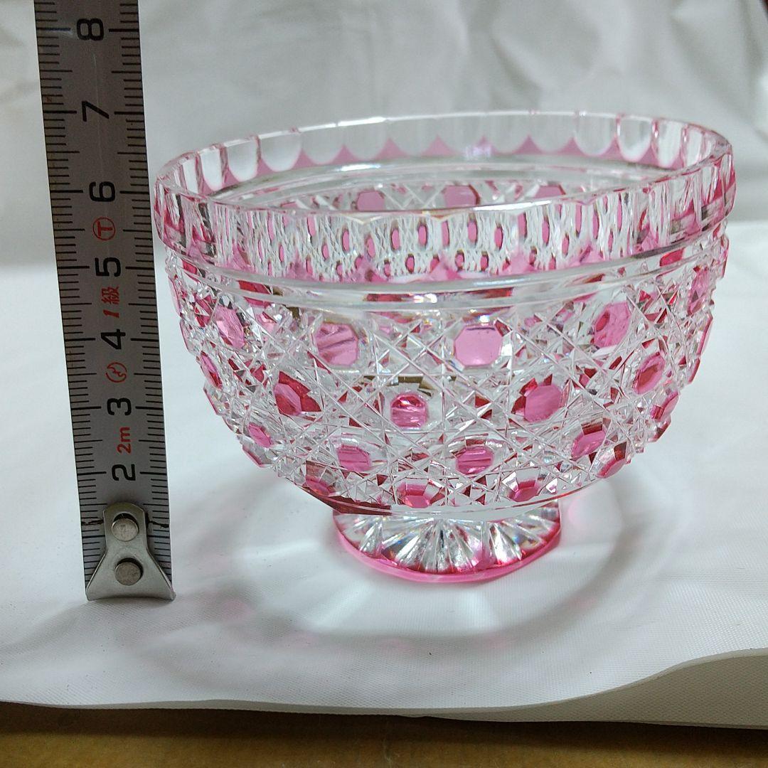 金赤被せ小鉢 総八角籠目紋