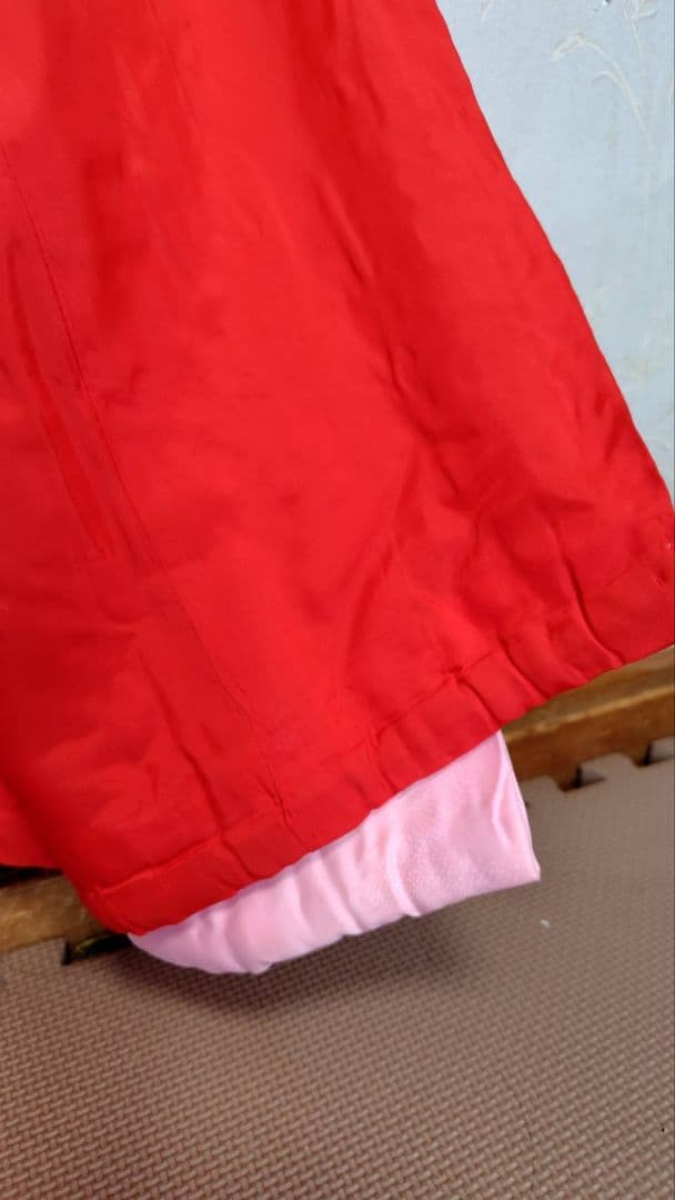 RK321色打掛未使用品綺麗着丈172センチ裄丈64センチ正絹裾綿入り