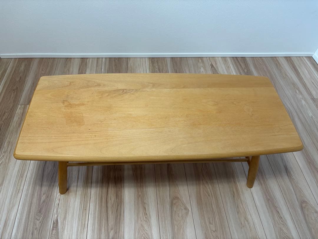 ローテーブル　無垢材　アルダー材