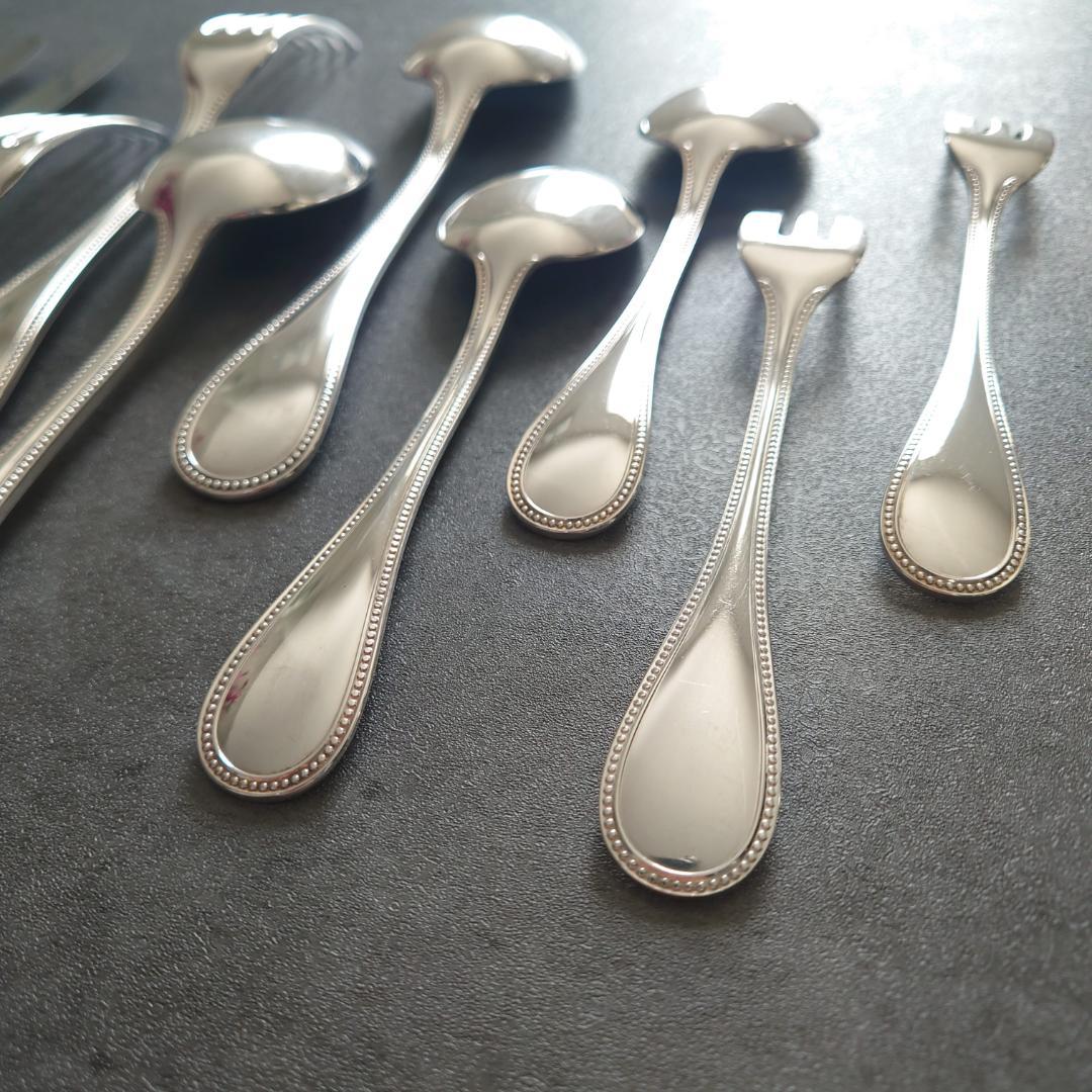 クリストフル パール コンソメスプーン含む 10点