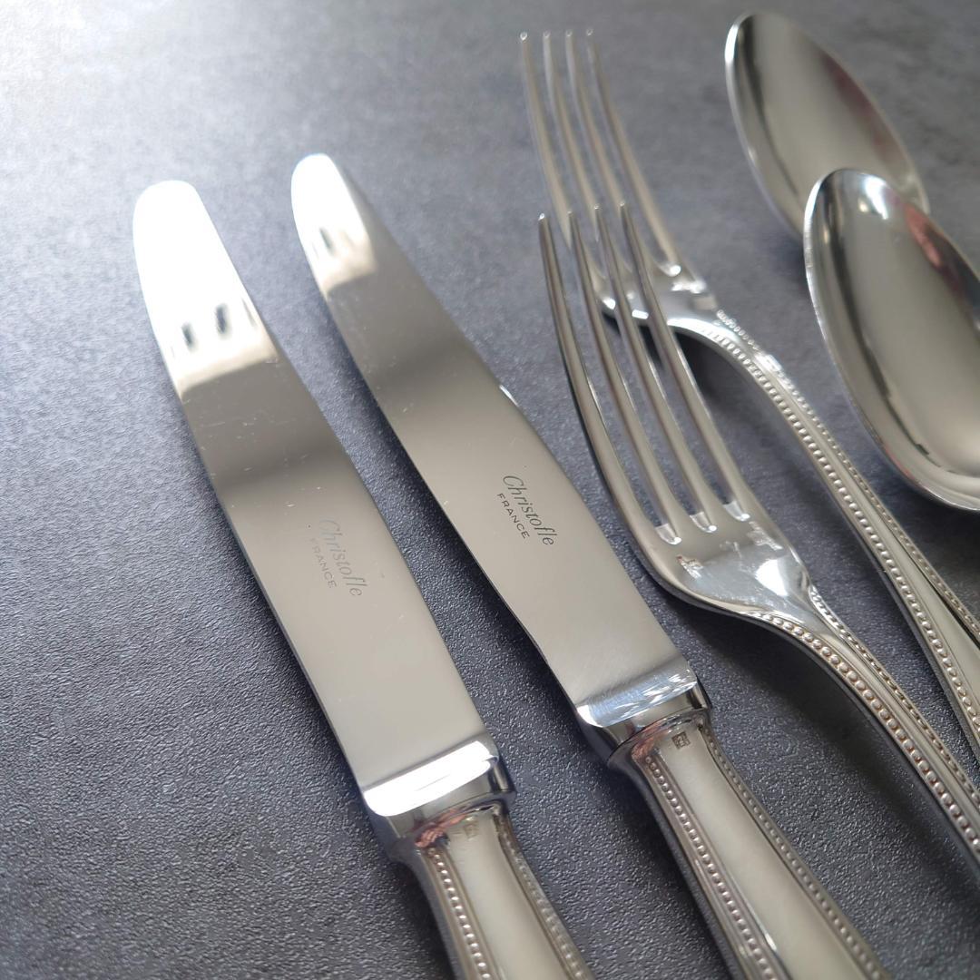 クリストフル パール コンソメスプーン含む 10点