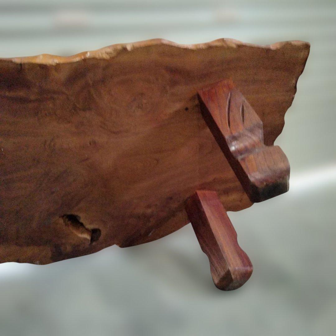 1-24 厚み5cm 　座卓　一枚板　天然木　ローテーブル