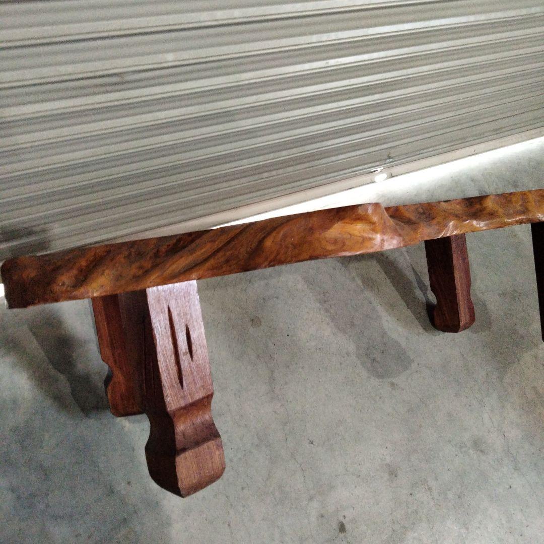 1-24 厚み5cm 　座卓　一枚板　天然木　ローテーブル