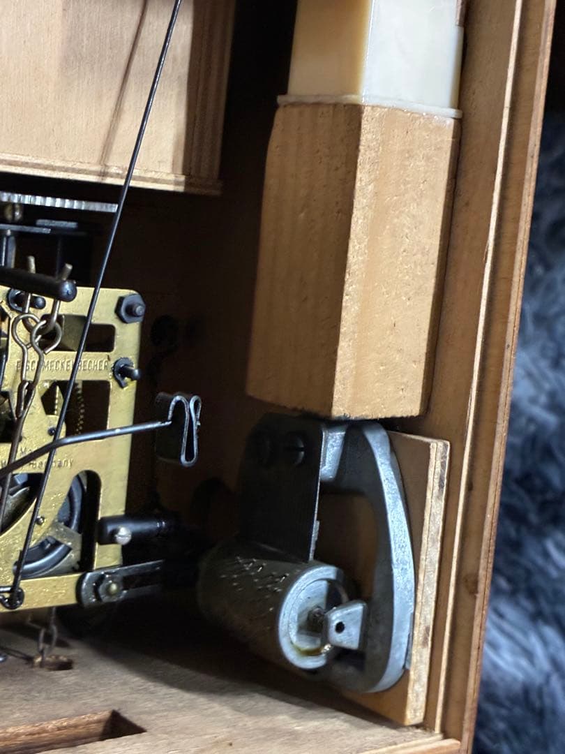 希少 ビンテージ ドイツ製 鳩時計 からくり時計 音楽隊 振子時計 ぜんまい