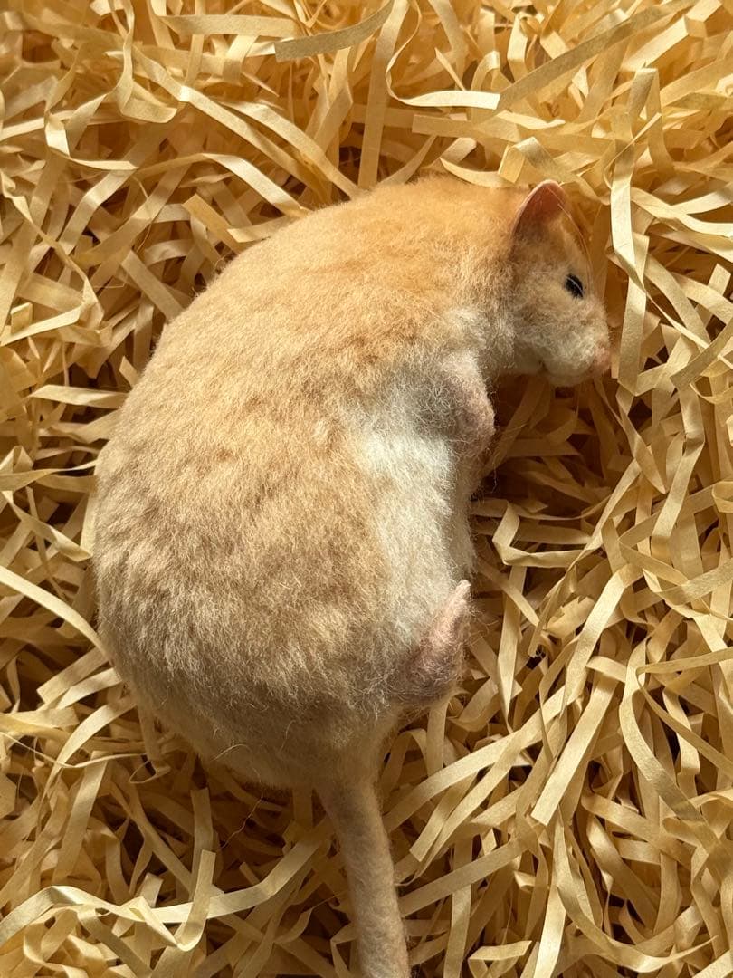 ファンシーラット　羊毛フェルト