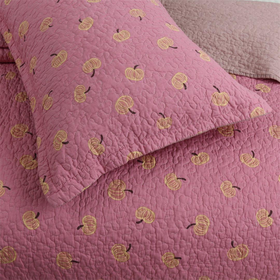 キルトベッドカバー3点セット綿マルチカバー キルティング 222