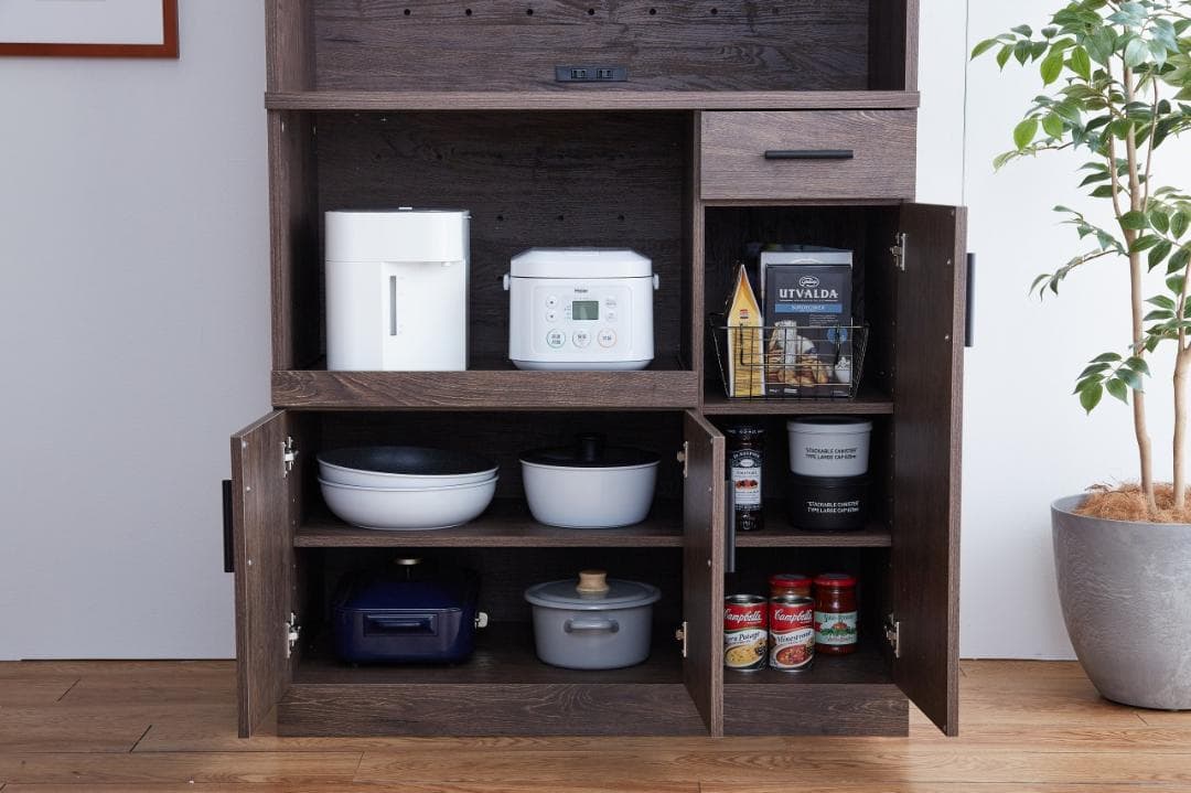 《新品・送料無料》【幅90cm】 Liam レンジ台