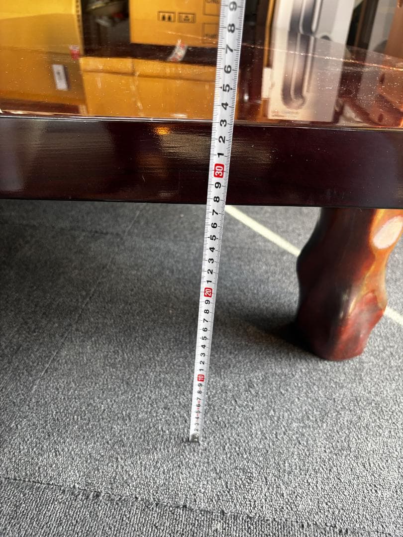 【中古】一枚板ローテブル木製