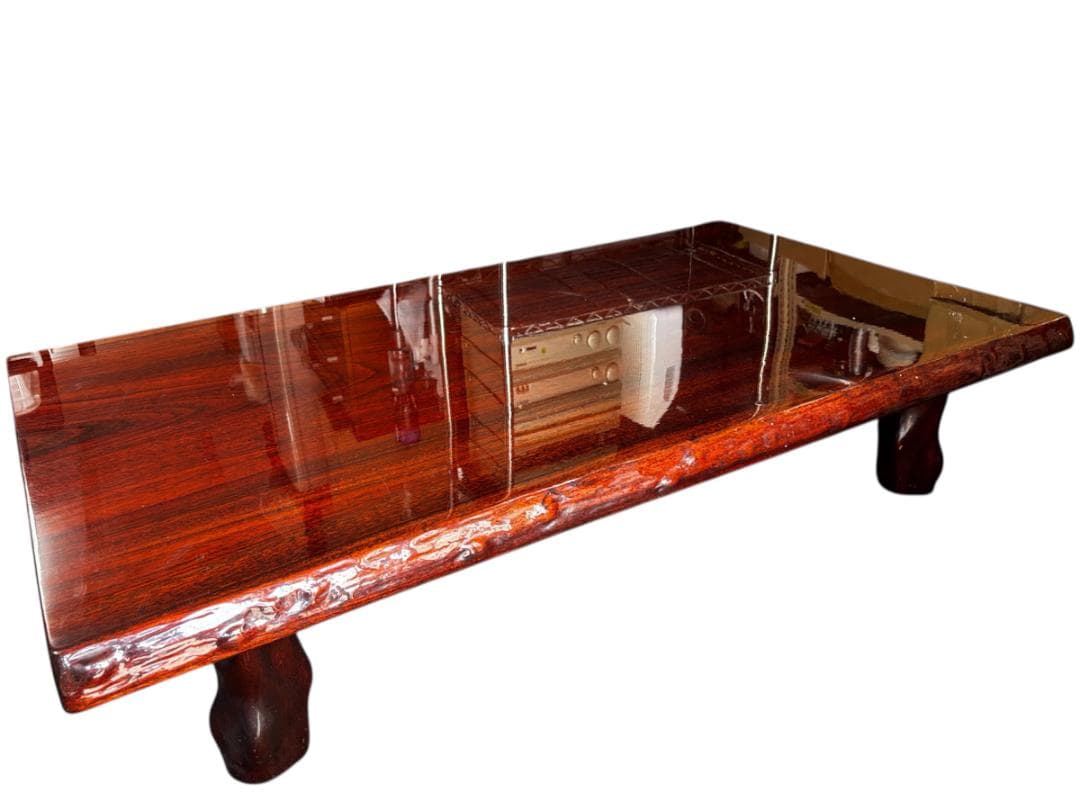 【中古】一枚板ローテブル木製