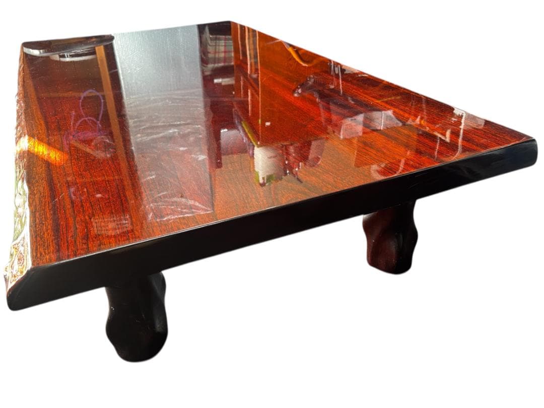 【中古】一枚板ローテブル木製