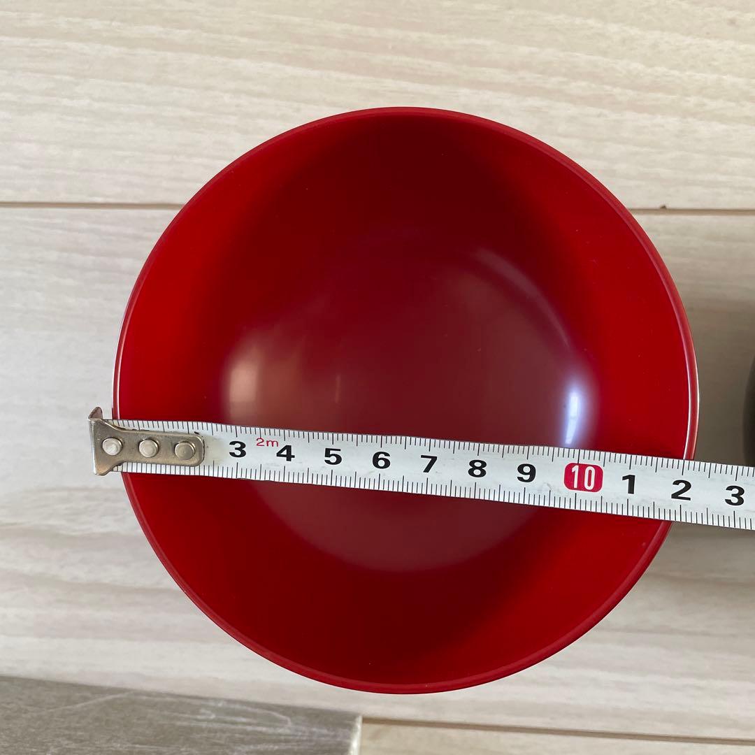 輪島塗　高州堂　赤黒漆塗り汁椀2個セット