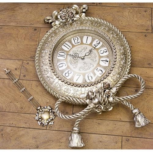 アンティーク調 豪華 掛け時計 【無音連続秒針付】ビクトリアンパレス