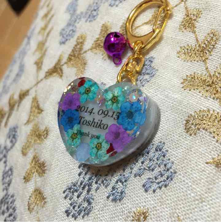 文字入れキーホルダー ❤︎R様❤︎