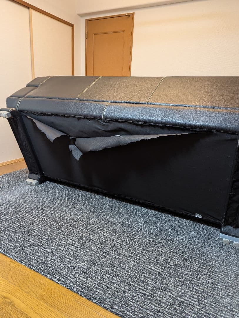 IDC OTSUKA 大塚家具 ソファ 3人掛けL/S 01 ジャンク品