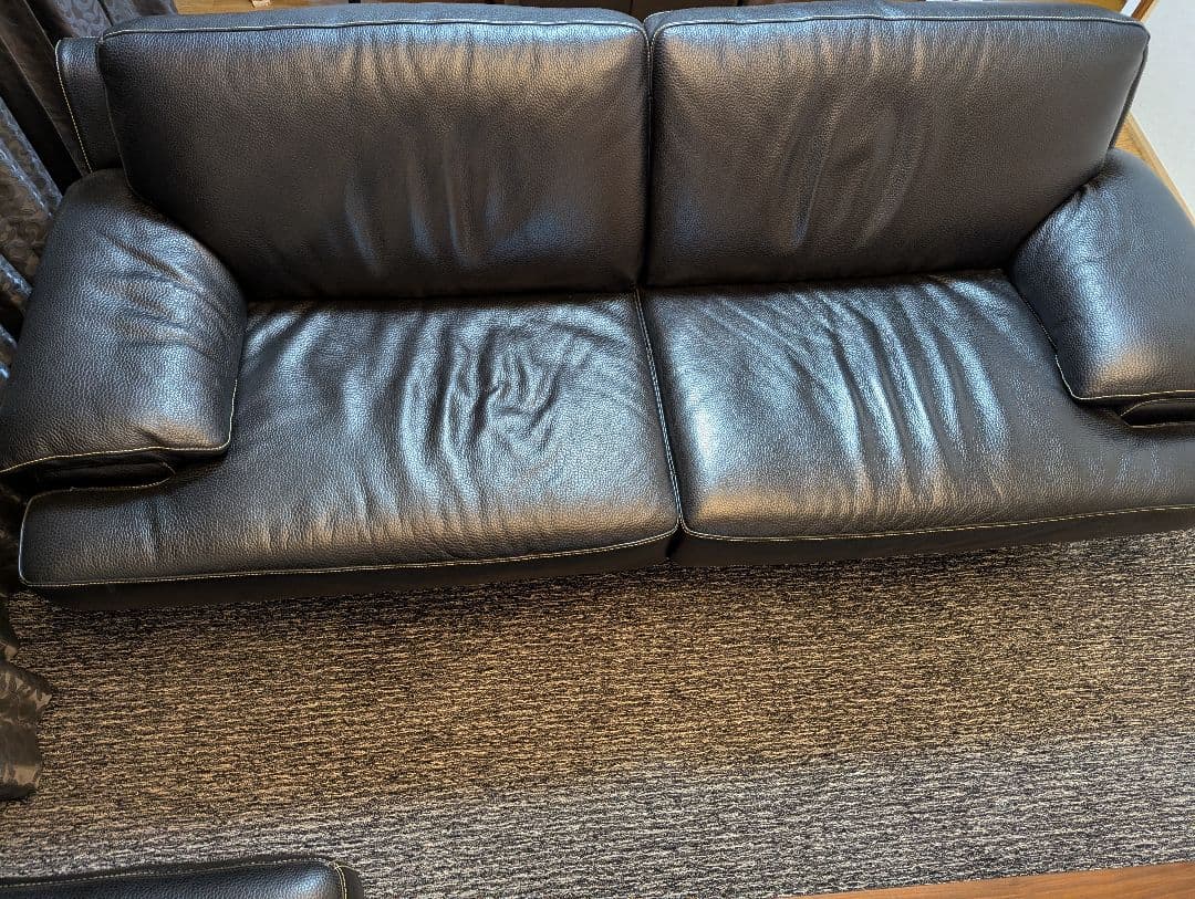 IDC OTSUKA 大塚家具 ソファ 3人掛けL/S 01 ジャンク品