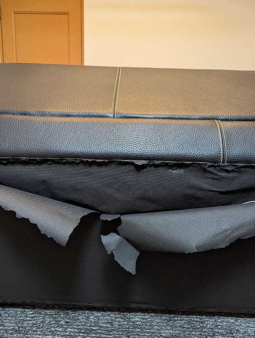 IDC OTSUKA 大塚家具 ソファ 3人掛けL/S 01 ジャンク品