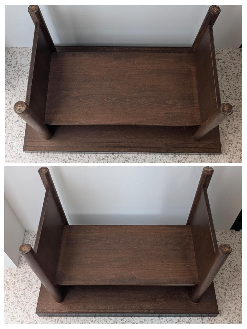 ビンテージ アノニマス メラミン×ウッド センターテーブル ミッドセンチュリー