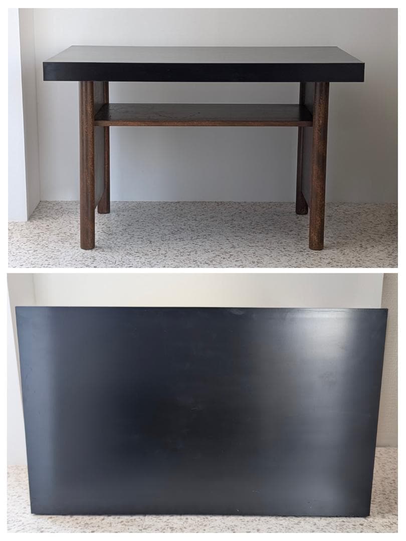 ビンテージ アノニマス メラミン×ウッド センターテーブル ミッドセンチュリー