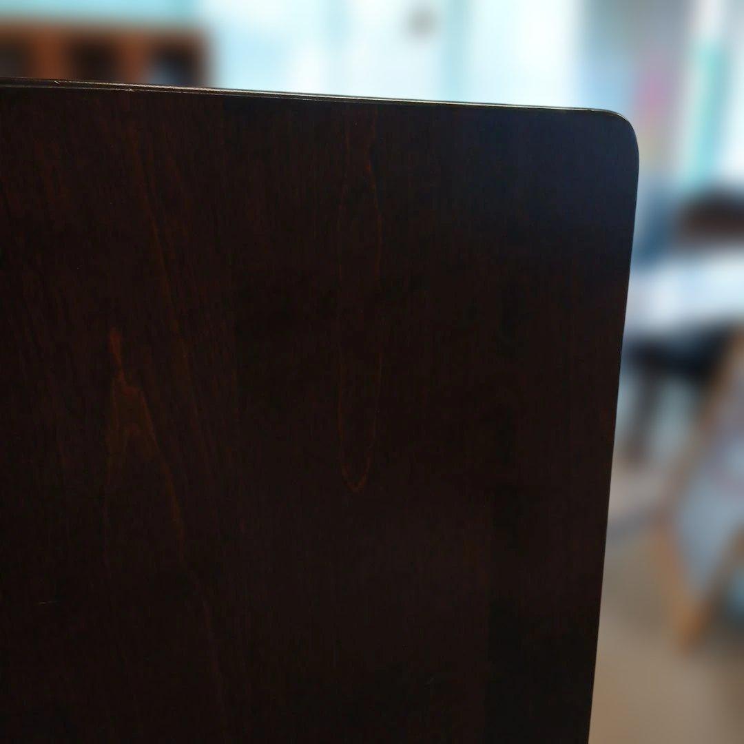 北海道民芸ダークブラウン クラレ 木製 長方形 テーブル天板 ムク板 樺