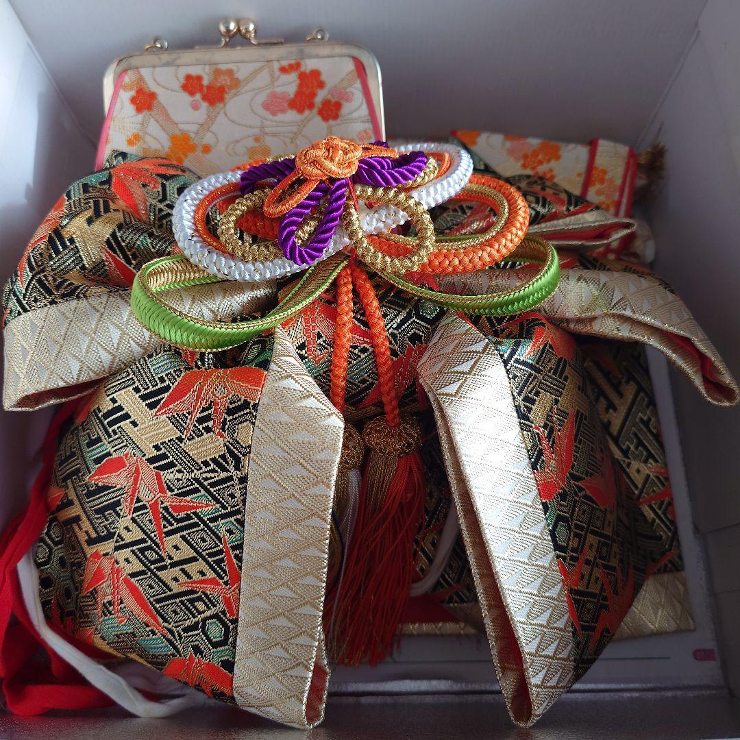 日本製　七五三　着物　帯セット　飾り帯