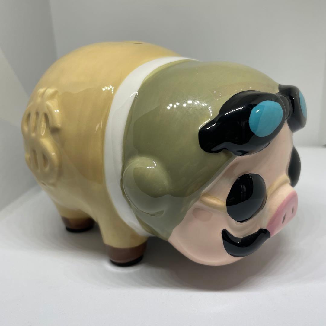【完売品】スタジオジブリ 紅の豚 ポルコ・ロッソ 貯金箱 陶器製