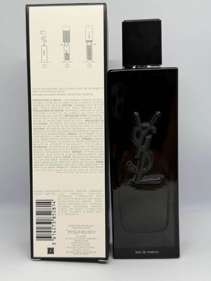 香水(男性用) Yves Saint Laurent MYSLF Edp 100mlUnused