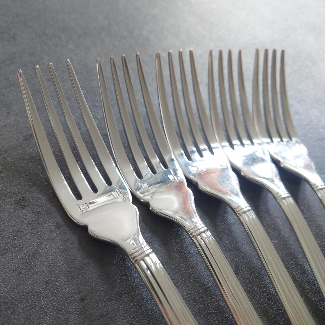 希少 クリストフル アリア フィッシュフォーク 5点