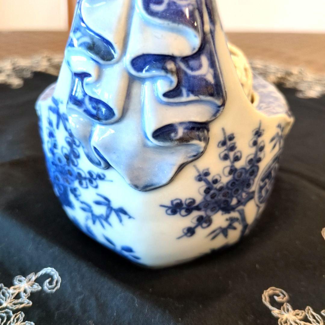 香炉　三川内焼　伝統工芸品　　　茶道　献上品