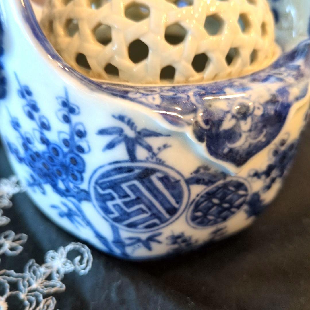 香炉　三川内焼　伝統工芸品　　　茶道　献上品