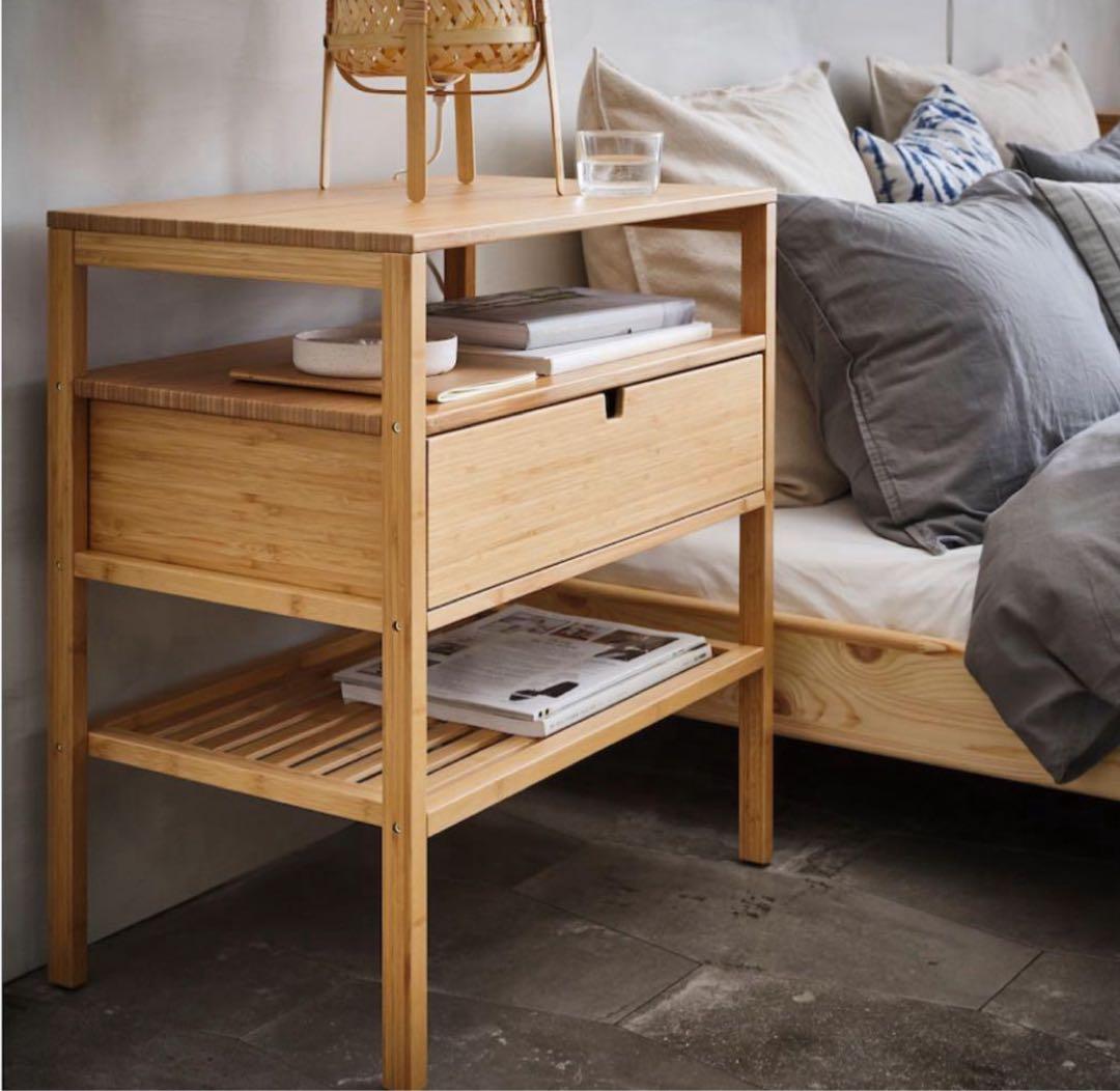 送料無料！IKEA ノールドシーサ　NORDKISA 60cm幅　サイドテーブル