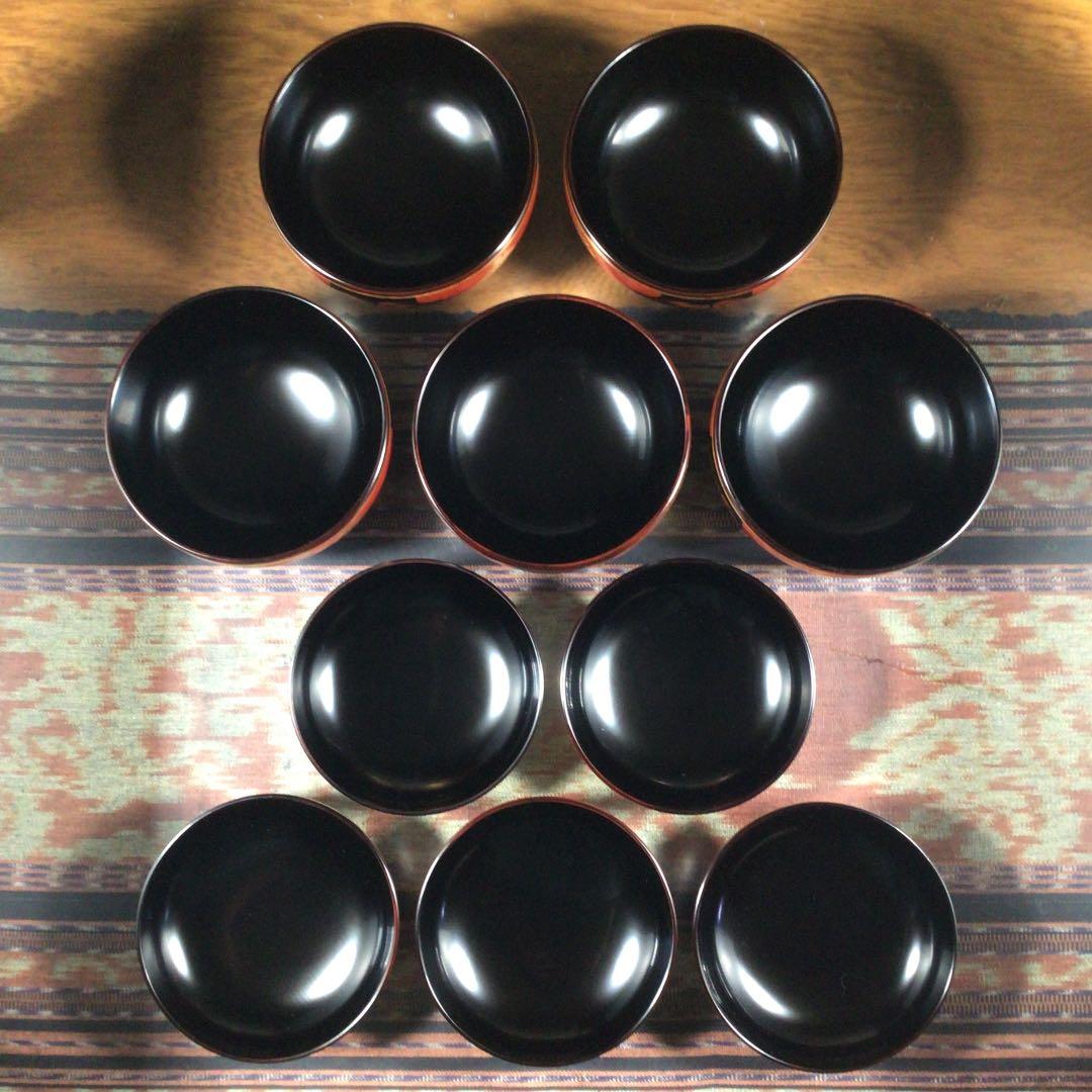 ハピうー特価』 秀衡塗 蓋付 お椀 雑煮椀 5客 - メルカリ