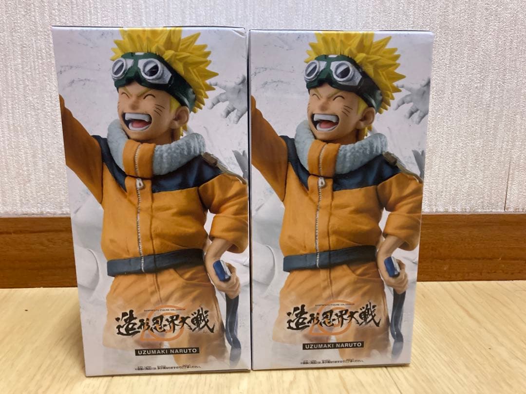 【匿名配送】 新品未開封　造形忍界大戦　ナルト　フィギュア　2個　まとめ売り