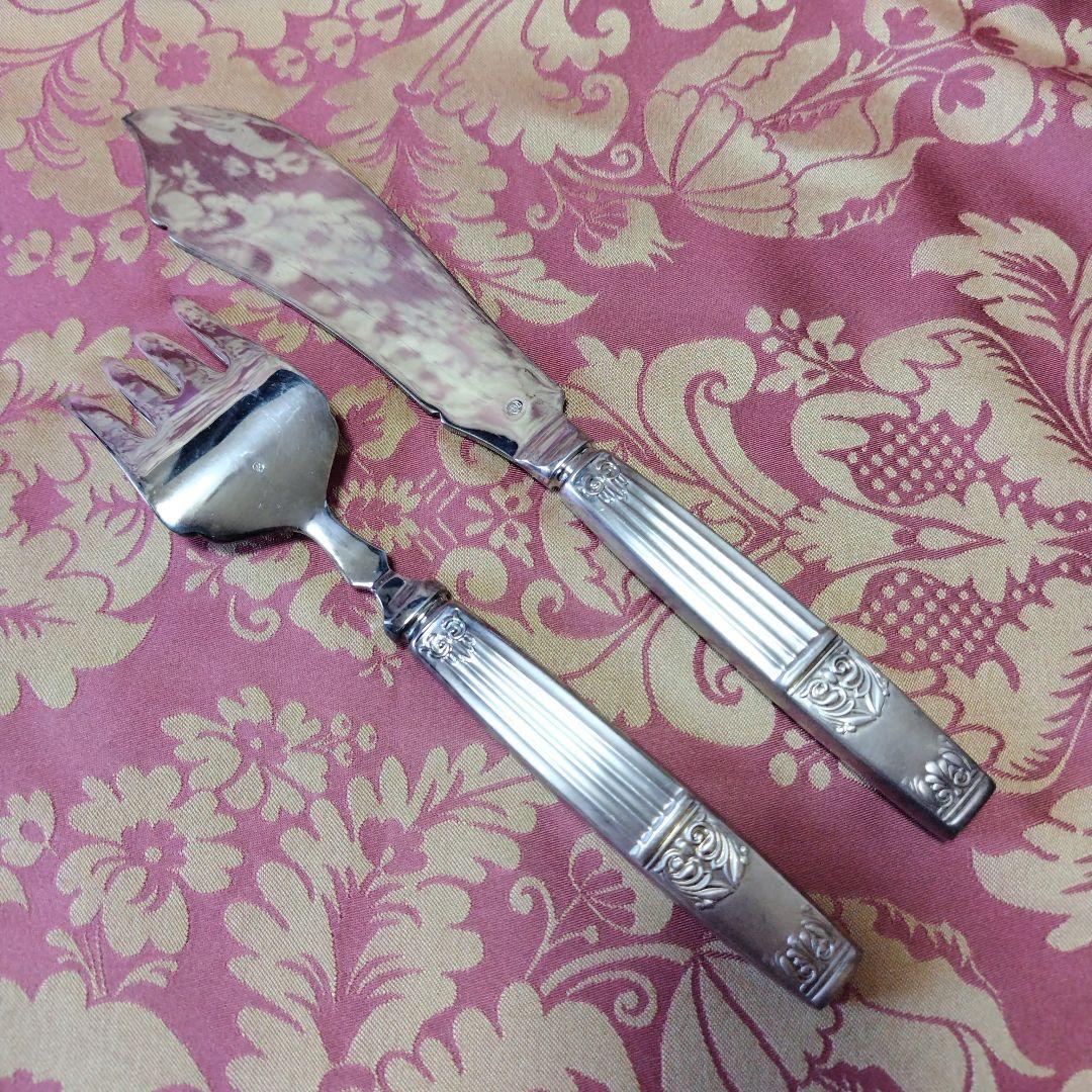 ラッキーウッド　フィッシュナイフ・フォーク セット