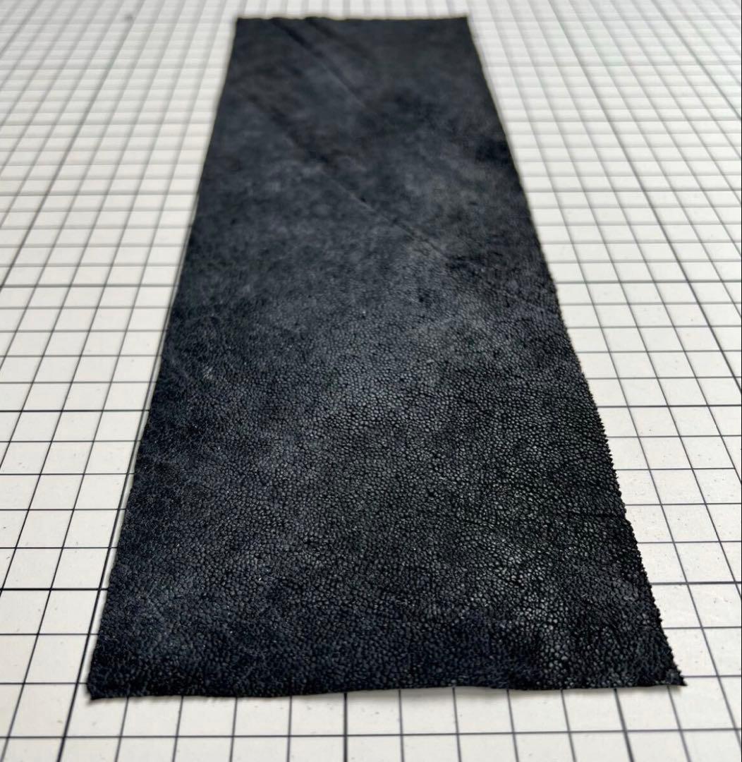 極美品】象革 エレファント 本革 レザー ブラック ビリヤード グリップ