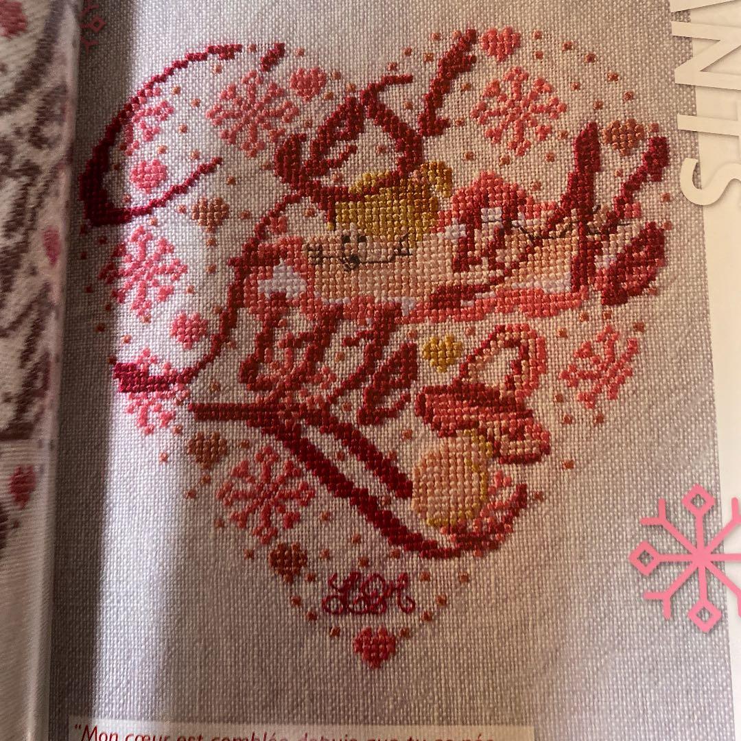 Les Coeurs d'isa 70coeurs　クロスステッチ洋書