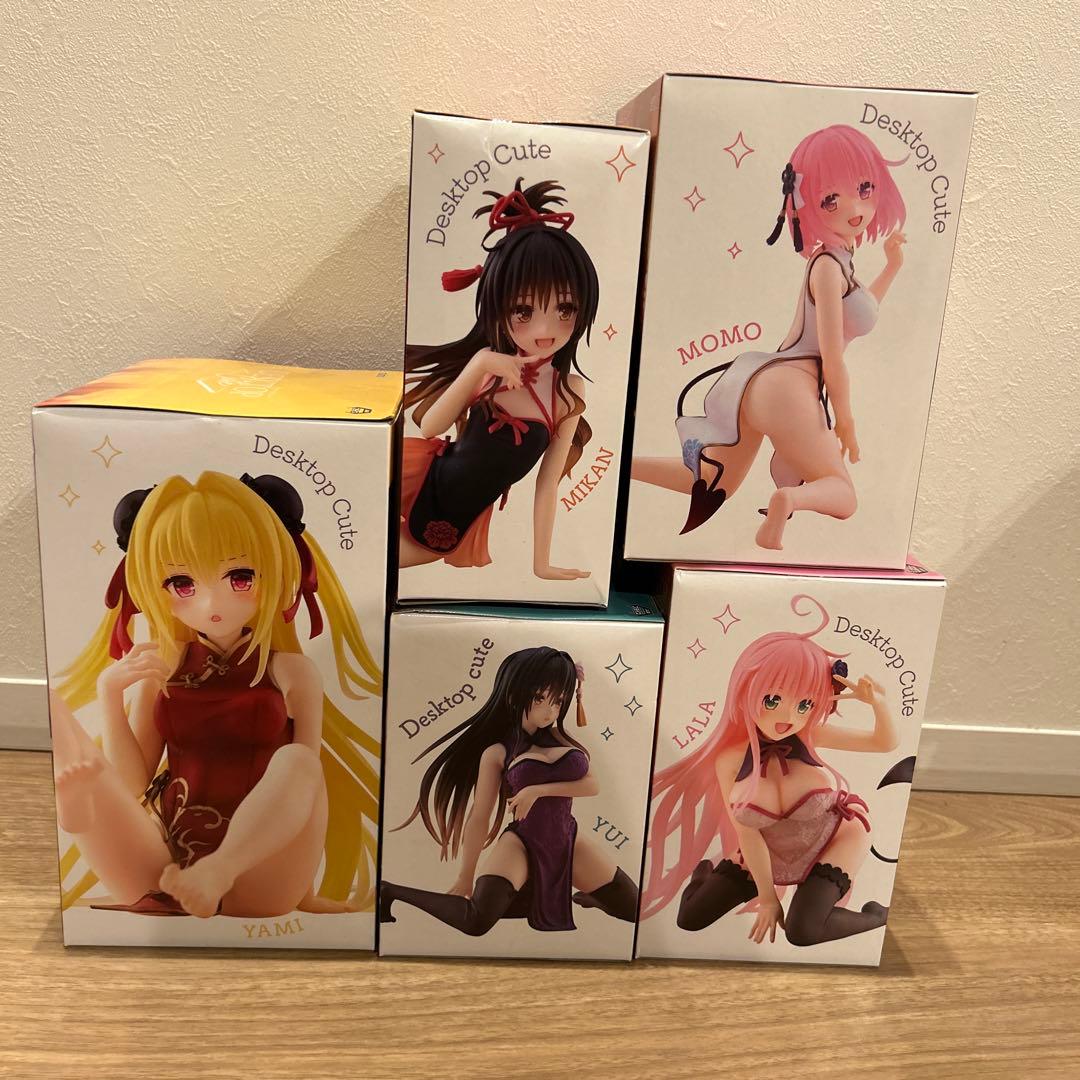 【期間限定出品】ToLOVEる　DESKTOP フィギュア 5体セット