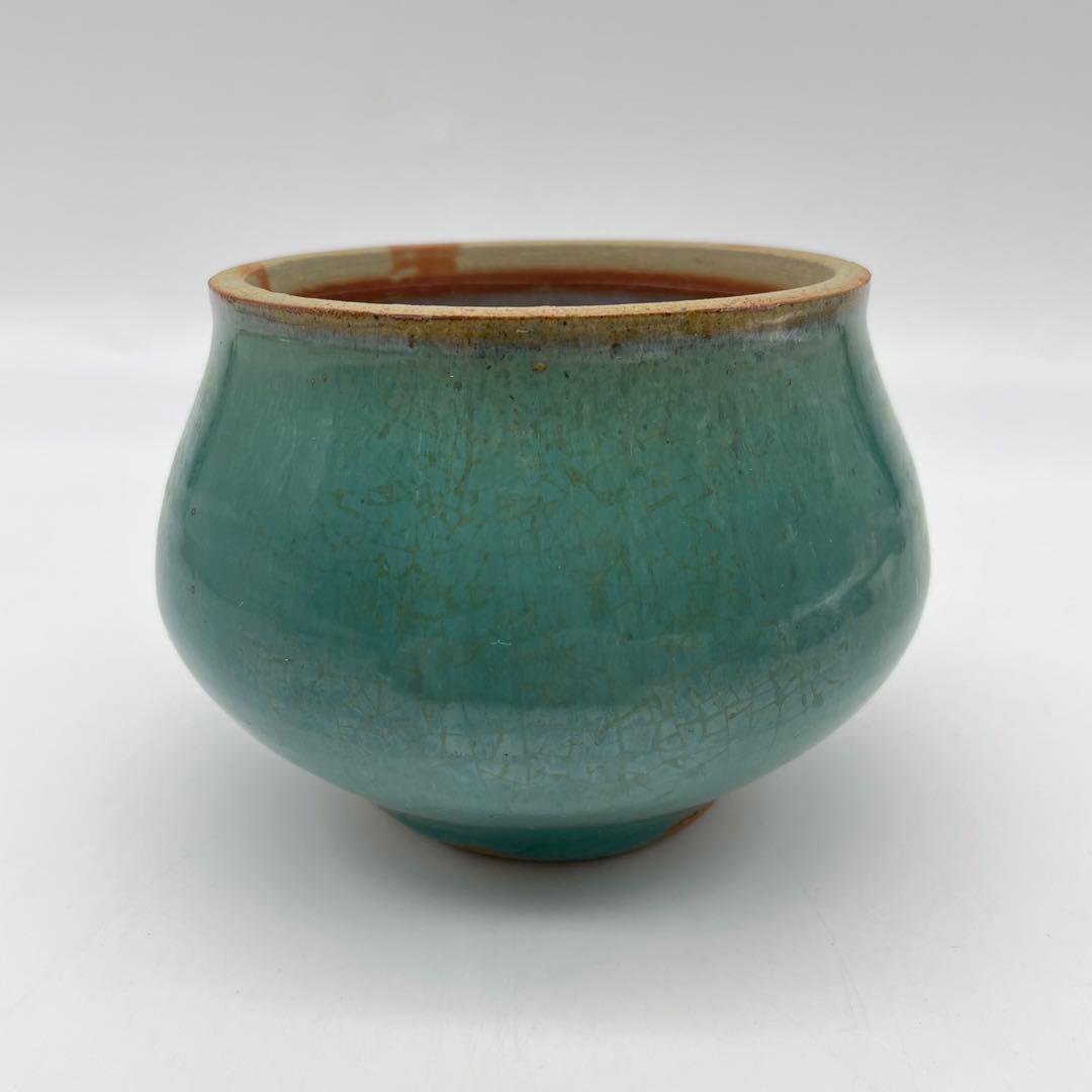 鳥取民藝 牛ノ戸焼 緑釉蓋物 - メルカリ