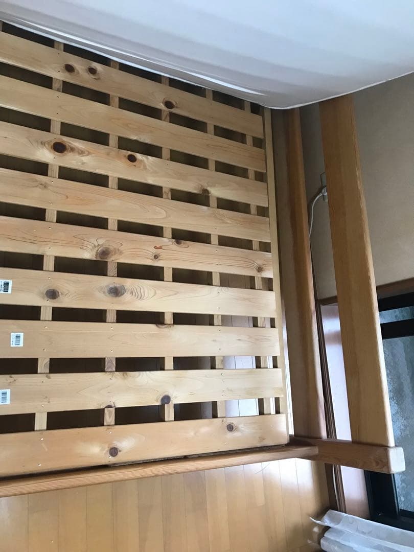 木製すのこベッド　無印良品