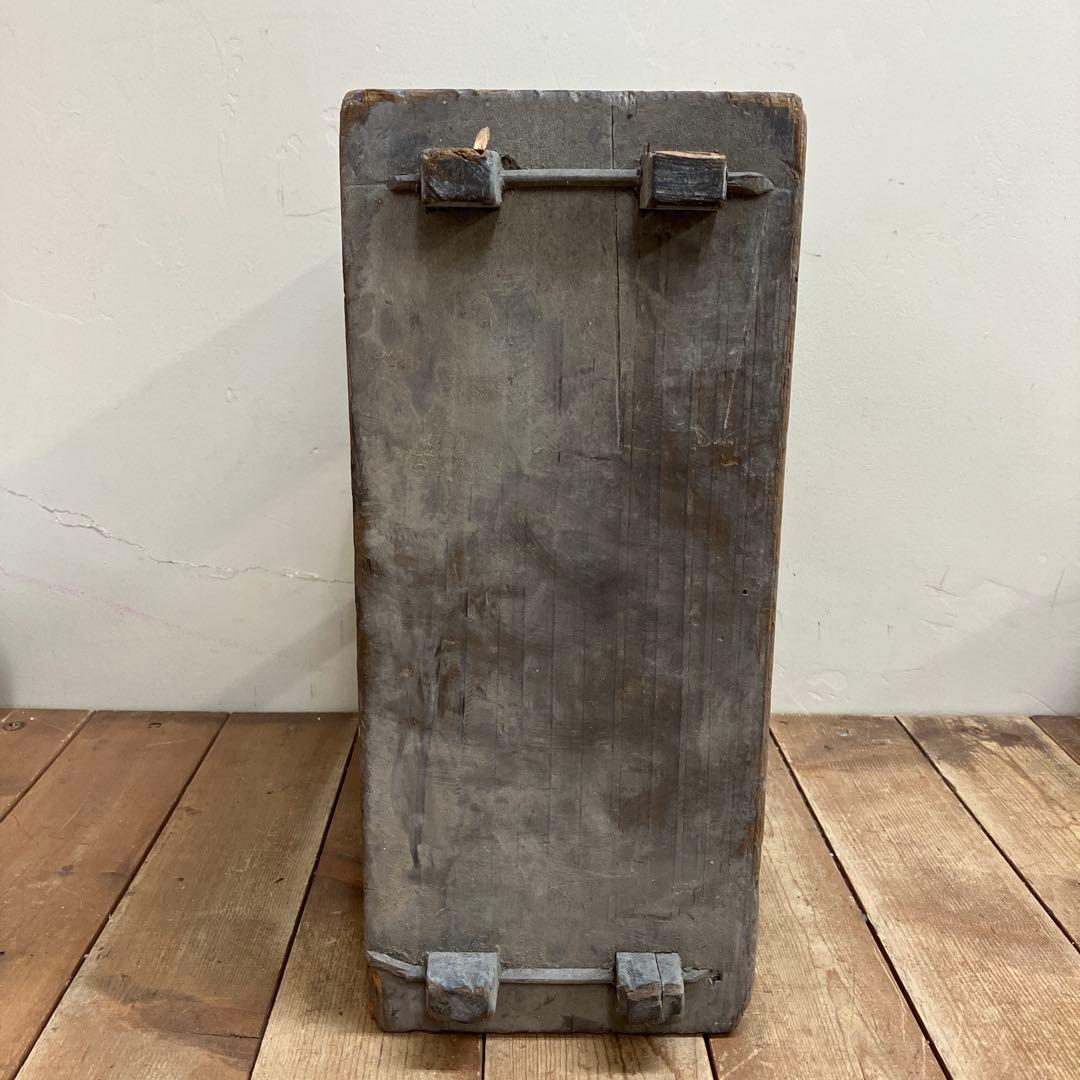 A-5 昭和レトロ 古木 古道具 くさび型 オープンシェルフ オープンラック