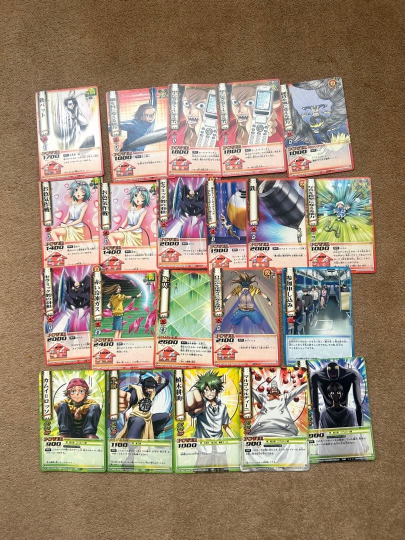 うえきの法則 カード約300枚+シールシート+非売品カードケースまとめ売り