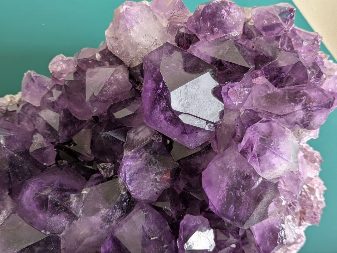 アメシストクラスター 4340g ブラジル産 紫水晶