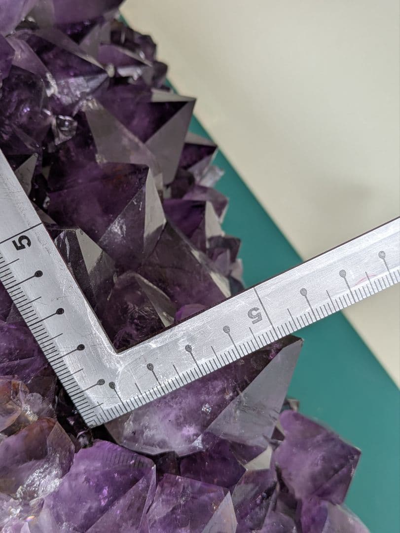 アメシストクラスター 4340g ブラジル産 紫水晶