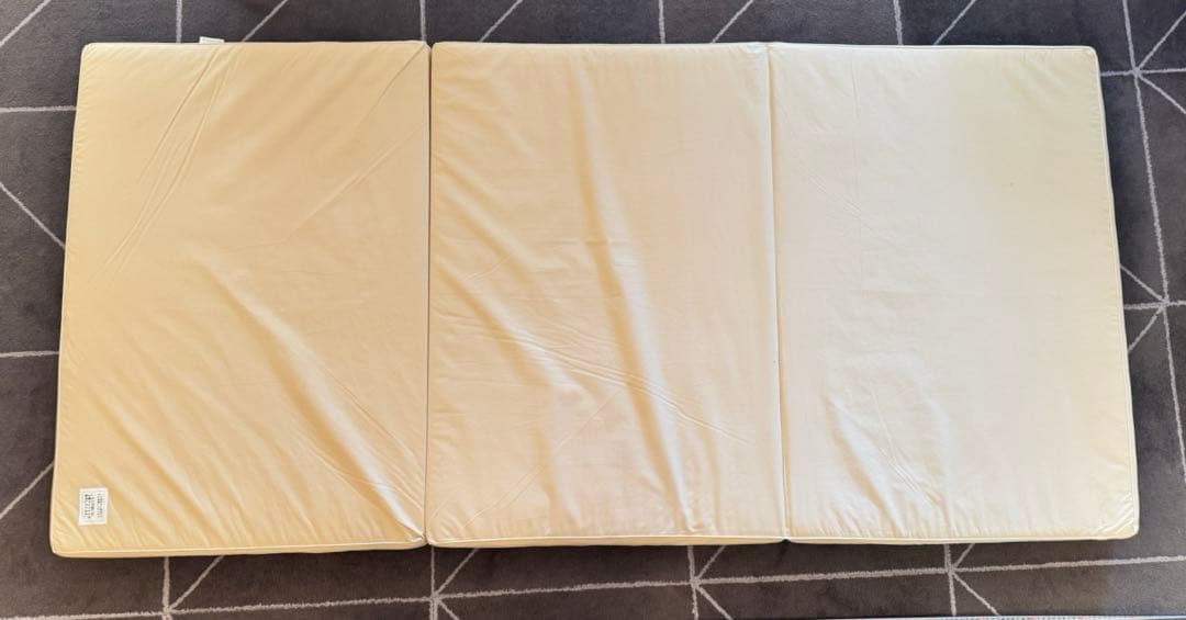 3Dマット 三つ折りマットレス シングルサイズ ベージュ